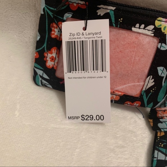 Zip ID & Lanyard - Tangerine Twist​​​ - Picture 3 of 3